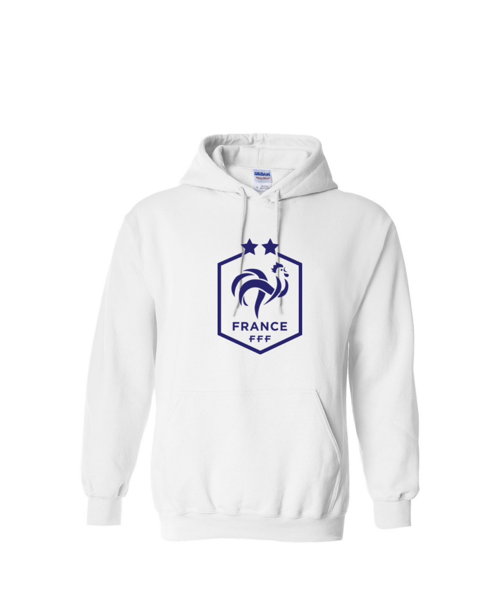 France National Team FFF Crest Hoodie – White Edition